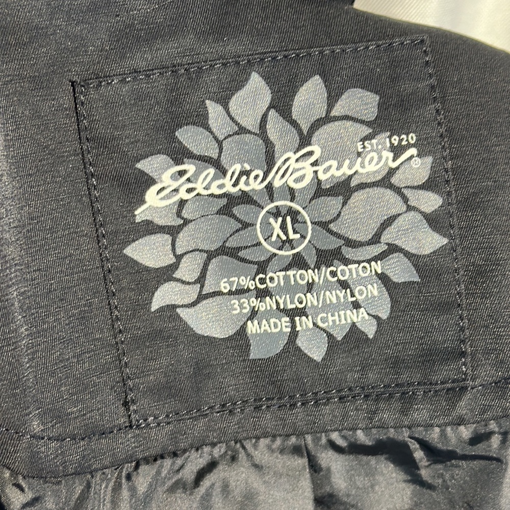 Eddie Bauer Black Coat Women's XL - Picture 6 of 6